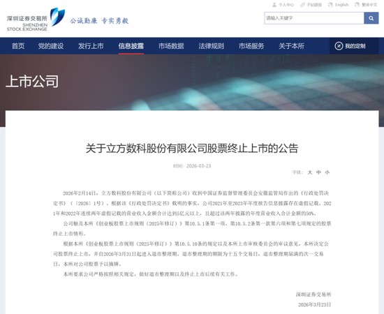  立方数科财务舞弊曝光，创业板公司正式告别资本市场。 股票财经 立方数科财务舞弊曝光，创业板公司正式告别资本市场。 股票财经 立方数科财务舞弊曝光，创业板公司正式告别资本市场。 股票财经