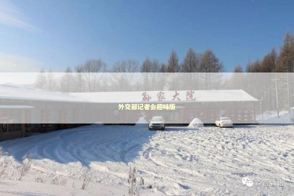 外交部记者会趣味版 新闻