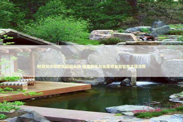 财政货币政策协同放大招 贴息优化与信用修复双管齐下促消费