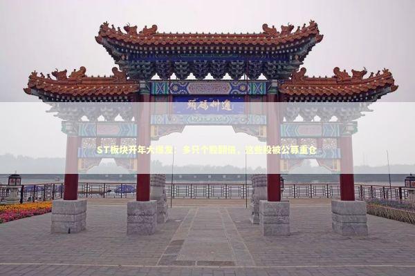 ST板块开年大爆发：多只个股翻倍，这些股被公募重仓