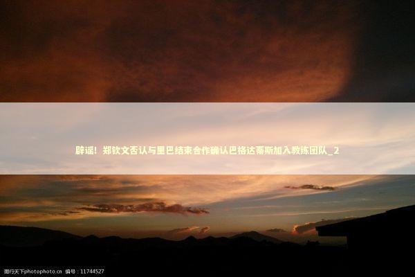 辟谣！郑钦文否认与里巴结束合作确认巴格达蒂斯加入教练团队_2