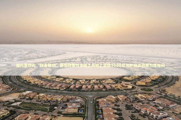 促内需转向“财金联动”新型政策性金融工具较上年增3000亿元扩投资政策力度加码