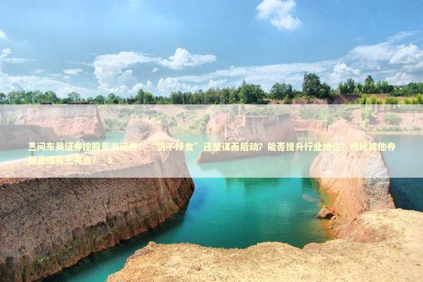 三问东吴证券控股东海证券：“饥不择食”还是谋而后动？能否提升行业地位？相比其他券商重组有无亮点？_5