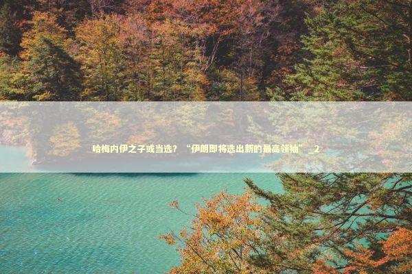 哈梅内伊之子或当选？“伊朗即将选出新的最高领袖”_2