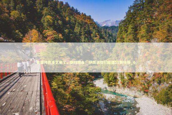 美国传统手艺来了，倒找理由：伊朗说他们能造11颗核弹_6